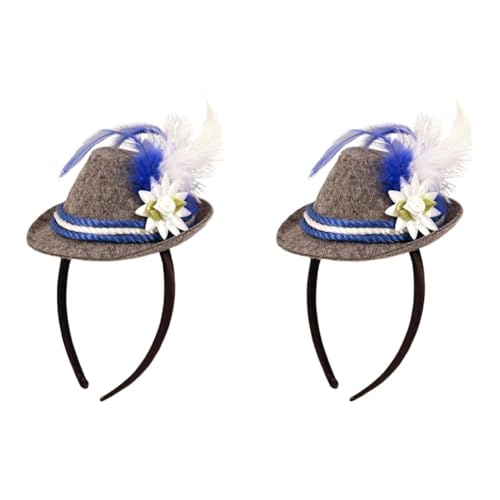 Folat Tiara Mini Tirolerhut Oktoberfest, Blau, Costumes von Folat