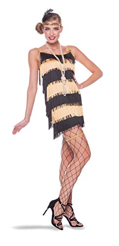 Folat 21943 20s Flapper Charleston Kleid, Three-Piece, Mehrfarbig, S-M von Folat