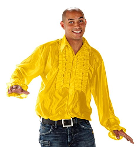 Folat 21956, gelb 70s Rüschen-Hemd, M/L Folat 21956, gelb 70s Rüschen-Hemd, M/L von Folat