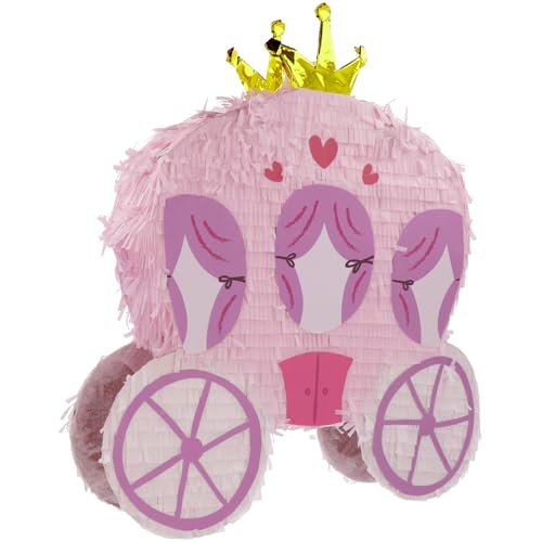 Folat 27494 Prinzessin Geburtstag Deko Rosa - Piñata - Princess Carriage - Pretty Princess - 50 x 50 cm - Prinzessinparty Folat 27494 Prinzessin Geburtstag Deko Rosa - Piñata - Princess Carriage - Pretty Princess - 50 x 50 cm - Prinzessinparty von Folat