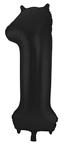 Folat 59314 Folienballon Zahl 11 - matt blau - ca. 86 cm hoch, schwarz, Large Folat 59314 Folienballon Zahl 11 - matt blau - ca. 86 cm hoch, schwarz, Large von Folat