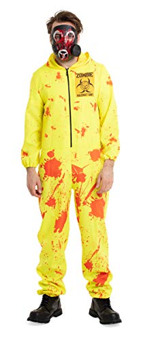 Folat 63433 Zombie-Jäger Kostüm - Größe L-XL, Men, Gelb von Folat