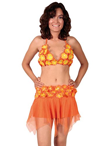 Folat Hawaii-Set Rock & Bikini orange one Size von Folat