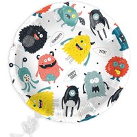 Happy Birthday Folienballon mit Monster-Motiv, Ø 35cm von Folat