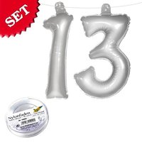 Infletter-Set zum 13. Geburtstag, silber von Folat