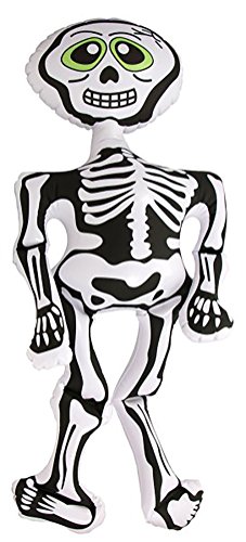 Folat 23759 Aufblasbares Skelett Halloween Mehrfarbig von Folat