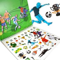 Fußball Schablonenbuch, tolle Malschablonen & viele Fußballsticker von Folia Bringmann