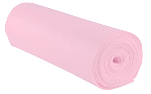 folia 520026 - Bastelfilz, mit feiner Wollqualität, 1 Rolle ca. 45 cm x 5 m, rosa, klebefleckenfreie Verarbeitung - ideal für vielfältige Bastelarbeiten von folia