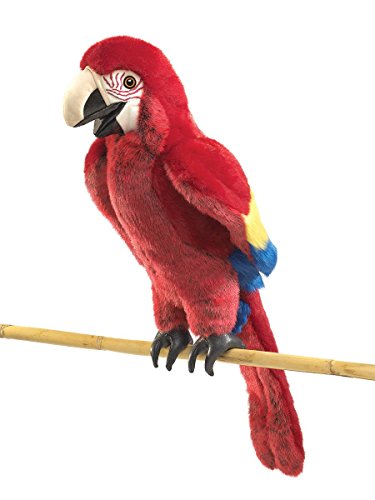 Folkmanis Scarlet Macaw Hand Puppet von Folkmanis