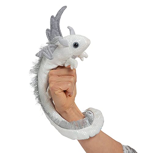 Folkmanis Drachenarmband weiß/Pearl Dragon Wristlet von Folkmanis