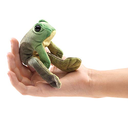 Folkmanis Fingerpuppe Puppet Mini Sitzender Frosch 2780 von Folkmanis