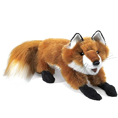 Folkmanis Fox Hand Puppet, Red, 16 Centimeters, Small von Folkmanis