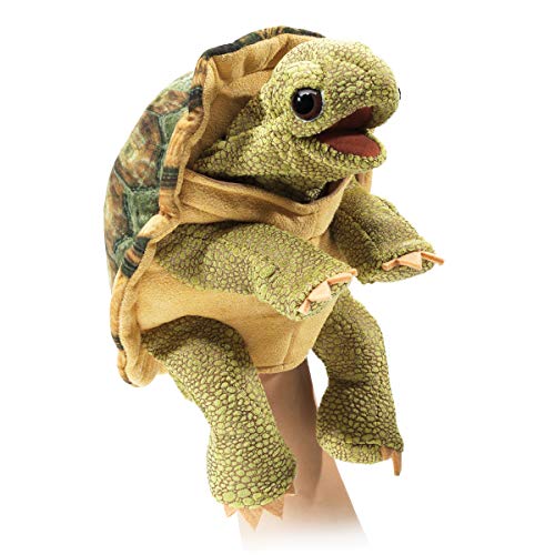 Folkmanis Standing Tortoise Hand Puppet 3156 Multi-Coloured von Folkmanis