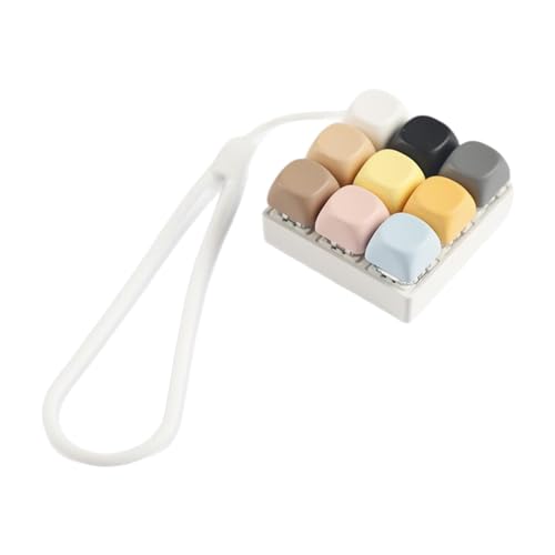 Folpus -, Fidget-Spielzeug, Fidget-Schlüsselanhänger, Geschenk, kompakt, stilvoll, mit -Lanyard, Zubehör, Mehrfarbig Folpus -, Fidget-Spielzeug, Fidget-Schlüsselanhänger, Geschenk, kompakt, stilvoll, mit -Lanyard, Zubehör, Mehrfarbig von Folpus