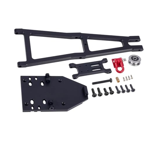 Folpus 1/10 RC Abschleppwagen Kran Arm Wrecker Kit Ersatz Verschleißfest Professionelle DIY Teil Ersatzteile RC Zubehör, Schwarz von Folpus