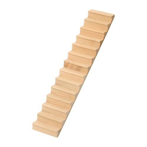 Folpus 1/12 puppenhaus Holz Treppe Landschaft Layout Prop Mini Leiter Spielzeug Pädagogisches Spielzeug für DIY von Folpus