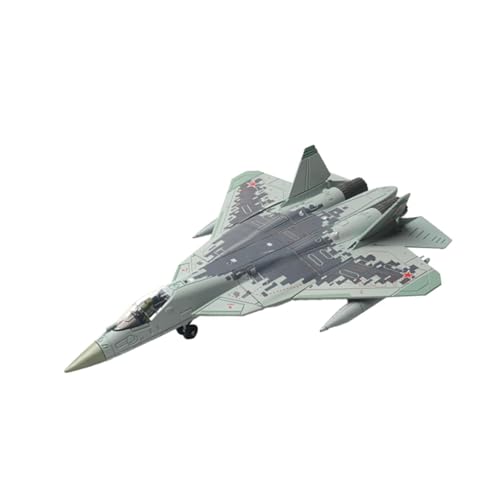 Folpus 1/72 Scale Fighter Model Kit Flugzeug Bausteine ​​Erwachsene Geschenke Kinder Spielzeug Feinmotorik Flugzeug Ornament für Bücherregal, Su57 von Folpus