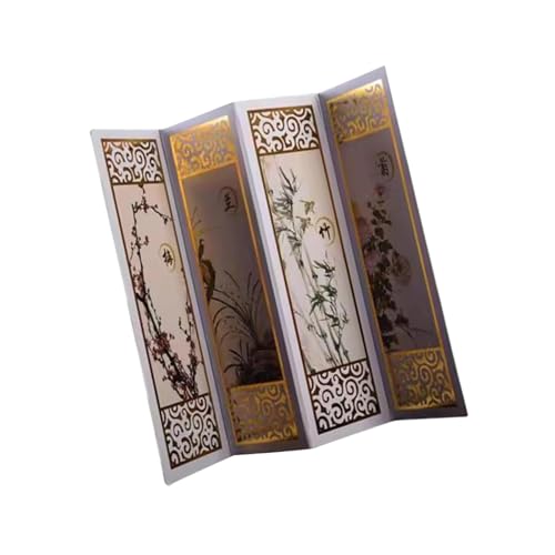 Folpus 1: 6 Skala Folding Screen Scene Szene Zubehör für Modellraumtrennungsbildschirm für 12 -Zoll von Folpus