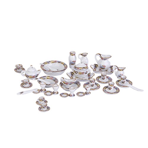 Folpus 1:12 Puppenhaus Tee Set mit 40 Teilen Folpus 1:12 Puppenhaus Tee Set mit 40 Teilen von Folpus