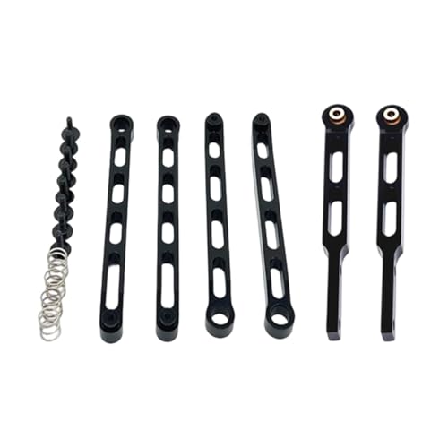 Folpus 1:12 RC-Auto-Achszugstangensatz, RC-Auto-Upgrade-Teile, DIY-modifiziert, zu installierende Ersatzteile für MN82 MN82S-Spielzeugfahrzeuge, Schwarz Folpus 1:12 RC-Auto-Achszugstangensatz, RC-Auto-Upgrade-Teile, DIY-modifiziert, zu installierende Ersatzteile für MN82 MN82S-Spielzeugfahrzeuge, Schwarz von Folpus