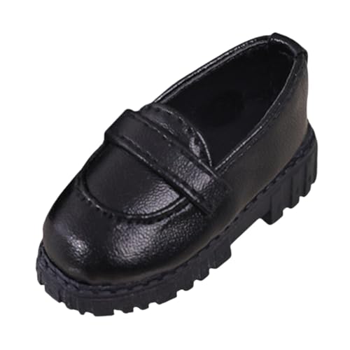 Folpus 1:4 Puppenschuhe, Kostümzubehör, Mini-Puppenschuhe, PU-Lederschuhe für Anhängerpuppe von Folpus