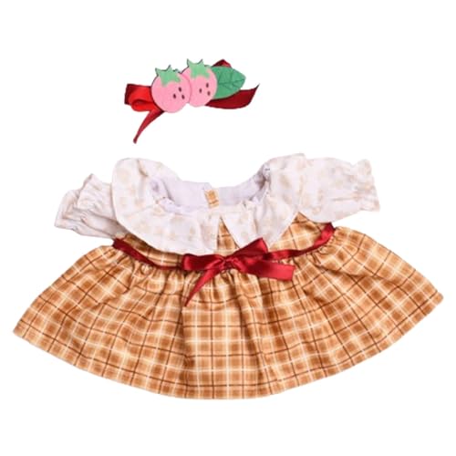 Folpus 15 Zoll Mädchen Puppenkleid Puppenoutfits Plüschpuppenzubehör Bequeme Anhängerpuppe Stilvoll Machen Sie Ihre eigenen Puppenanziehsachen von Folpus