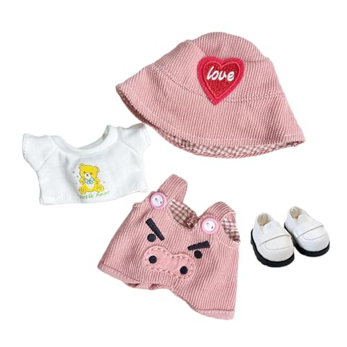 Folpus 15cm Plüsch Puppe Kleidung Kuscheltiere Zubehör EIN Paar Schuhe Puppe Hosen Set von Folpus