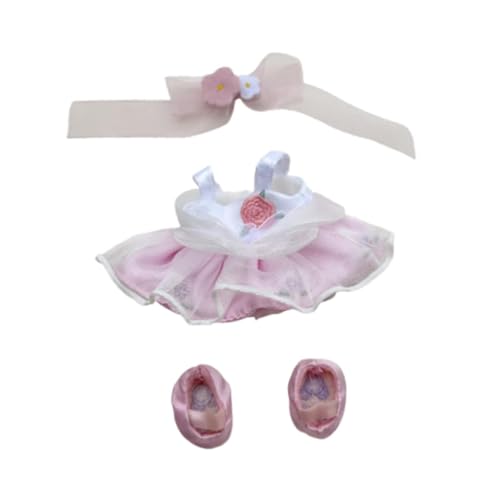 Folpus 17 cm Puppenkleidung, Outfits, Kinderspielzeug, Kostüme, DIY, Puppenkleid, Puppenkleidung für Anhängerpuppe, Alter 5–7, 8–10 Jahre, Ohne Wasserkocher von Folpus