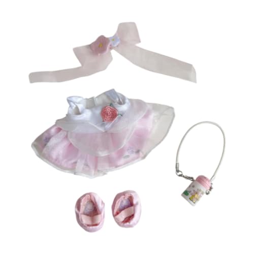 Folpus 17 cm Puppenkleidung, Outfits, Kinderspielzeug, Kostüme, DIY, Puppenkleid, Puppenkleidung für Anhängerpuppe, Alter 5–7, 8–10 Jahre, mit Wasserkocher von Folpus