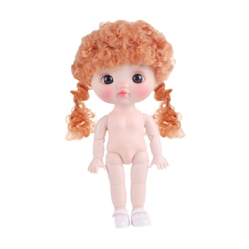 Folpus 8 Zoll BJD Girl Doll Action Figuren Body Ball Jointed Puppen -DIY -Spielzeug für Kindergeschenke, Style B von Folpus