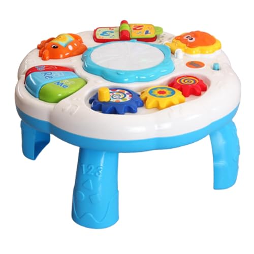 Folpus -Aktivitätstisch, Lernspielzeug, Musik-Spielzentrum, Vorschullernen für, Kleinkinder, Jungen und Mädchen, Weiß Folpus -Aktivitätstisch, Lernspielzeug, Musik-Spielzentrum, Vorschullernen für, Kleinkinder, Jungen und Mädchen, Weiß von Folpus