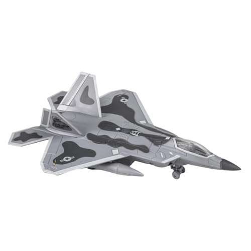 Folpus Alloy Fighter Model 1/72 Toy Aircraft Collectible Fighter Jet Display, Grau von Folpus