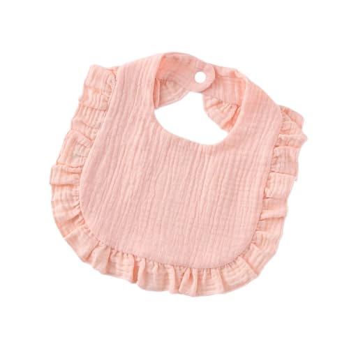 Folpus Baby Lätzchen Spucklätzchen Bandana Sabberlätzchen Sabberlätzchen zum Füttern von Mädchen, die Baby Essen, ROSA von Folpus