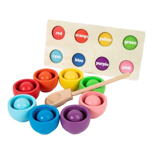 Folpus Bälle in Bechern, Farbklassifizierung, pädagogisches Lernspielzeug, Entwicklungs-Matching-Spiel, Farberkennungsspiel für Folpus Bälle in Bechern, Farbklassifizierung, pädagogisches Lernspielzeug, Entwicklungs-Matching-Spiel, Farberkennungsspiel für von Folpus