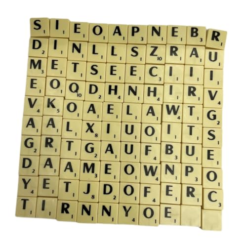 Folpus Buchstabierplättchen, Buchstabierbuchstaben, Lernspielzeug, Großbuchstaben, Buchstabenbrettspiele, Kreuzworträtselspiel für Kinder, Mädchen und Jungen von Folpus