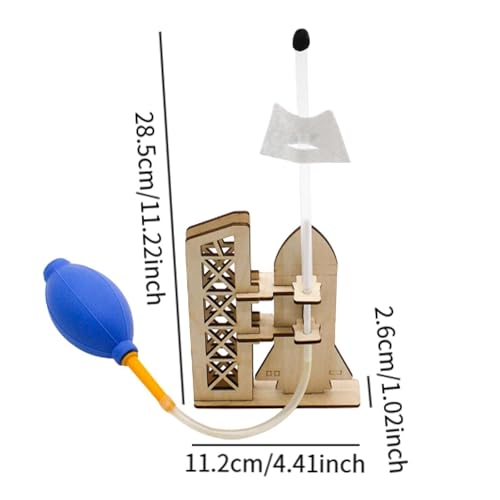 Folpus DIY Mini-Luftraketen-Set, wissenschaftliches Experiment, Spielzeug, interessante kreative Stammprojekte, Spielzeug, wissenschaftliche Kits für von Folpus