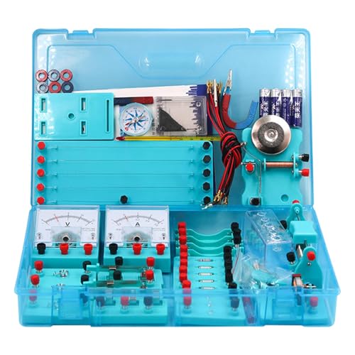 Folpus Elektrizitäts-Experimentierset, Wissenschaftslabor, Lehrmittel, Physik-Experimentierset, Stromkreis-Lernset für das Klassenzimmer von Folpus