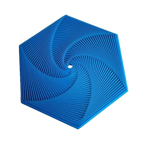 Folpus Hexagon Fidget Spielspielzeug Reisespielzeug Handgelenk Übungsspielzeug Sensorisches Spielzeug Fidget Spielspielzeug für Kinder, Blau, L von Folpus