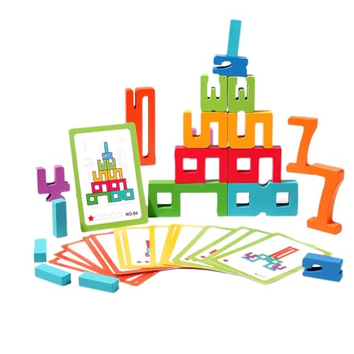 Folpus Holz-Zahlenpuzzle-Block-Spielzeug-Set, Holz-Zahlenpuzzle-Set, Lernspielzeug, Vorschul-Lernaktivitäten für Kinder im Vorschulalter von Folpus