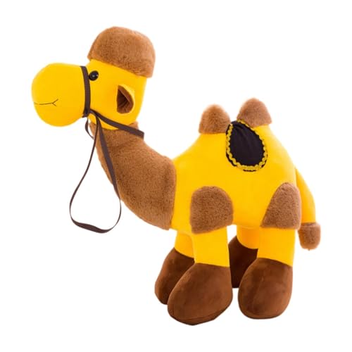 Folpus Kamel-Plüschtier, Stofffigur, Spielzeug, Sofa-Ornamente, dekorative schöne süße Tierpuppe, umarmendes Plüschtier für Kinder und Erwachsene, 30cm von Folpus