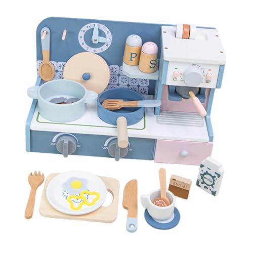 Folpus Küchenholzspiel -Set, tat Play Cooking Toys Kitchen Set von Folpus