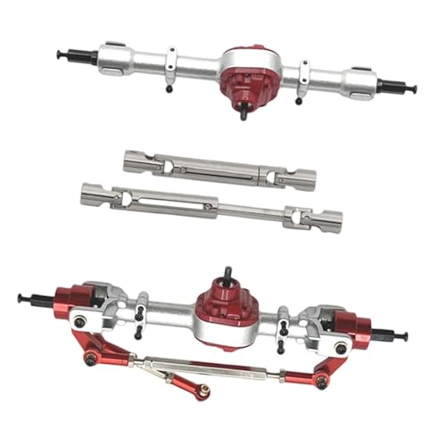 Folpus Metall-Vorder- und Hinterachsen 1/12 RC-Auto-Upgrade-Teile Zubehör DIY-modifizierte Ersatz-einstellbare Antriebswellen für MN82T, Rot Folpus Metall-Vorder- und Hinterachsen 1/12 RC-Auto-Upgrade-Teile Zubehör DIY-modifizierte Ersatz-einstellbare Antriebswellen für MN82T, Rot von Folpus