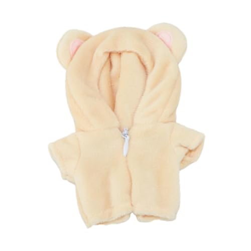 Folpus Plüschpuppe Bär Strampler Bodysuit Mode Pädagogisches Ankleiden Spielanzug für 6,69 '' Puppe von Folpus