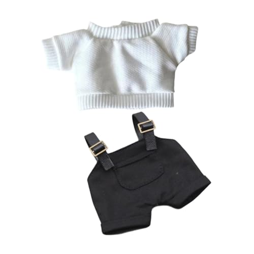 Folpus Plüschpuppenkleidung für 15 cm Puppenpuppen Outfit Dress Up DIY Cartoon Kostüme Mädchen Puppenkleidung Keine Puppe für Kinder Inklusive, Stil f von Folpus