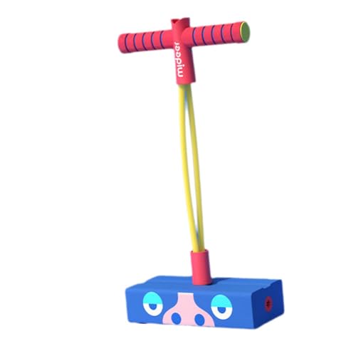 Folpus Pogo- aus Schaumstoff für Spaß und Sicherheit, Rutschfester Pogo-Stick, Hochleistungs-Springspielzeug für drinnen und draußen für Kleinkinder, Blaue Basis von Folpus