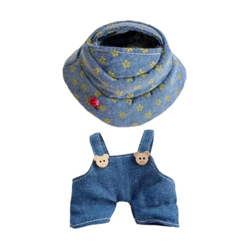 Folpus Puppenhosen-Set, Süßer Puppenkleidungsanzug, Puppenaccessoires Kostüme, Bequeme Puppenkleidung für Mädchen, Mini-Puppenkleidung für Kinder von Folpus