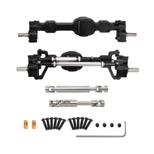 Folpus RC Auto Achse Brücke Welle Komplette Set für C8815 Auto Crawler 1/10 Skala Fahrzeuge Crawler, Schwarz Folpus RC Auto Achse Brücke Welle Komplette Set für C8815 Auto Crawler 1/10 Skala Fahrzeuge Crawler, Schwarz von Folpus