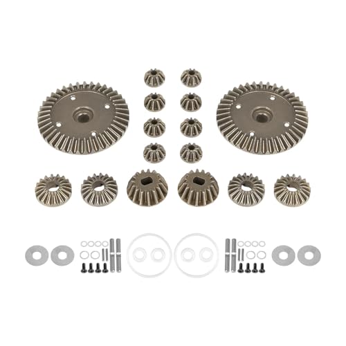 Folpus RC Differential Getriebe Set Antriebsrad Ersatzteile Ersetzen Teile Ritzel Differential Gehäuse für 1:10 LKW Hobby Auto DIY ACCS, 1 Satz von Folpus