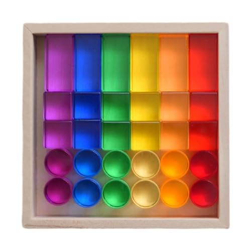 Folpus Regenbogen-Bauwürfel, Acryl-Edelsteinwürfel, Farblernwürfel, Acryl-Stapelspielzeug, Bausteine für Jungen und Mädchen, Geburtstagsgeschenk Folpus Regenbogen-Bauwürfel, Acryl-Edelsteinwürfel, Farblernwürfel, Acryl-Stapelspielzeug, Bausteine für Jungen und Mädchen, Geburtstagsgeschenk von Folpus