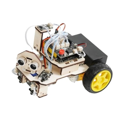 Folpus Roboter RC Smart Car Stem Lernspielzeug Roboterspielzeug mit Servo-Power-Elektronik-Programmierprojekt für 8-12- und 12-16-Jährige, a von Folpus